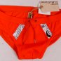 JOHN GALLIANO BEACHWEAR $225 ORANGE COUTURE SWIM BREIF BATHING SLIP MED 50e NEW