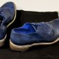 DSQUARED2 SHOES $840 DARK BLUE LOGO EMBOSSED HANDMADE DERBY 8.5 41.5e NEW