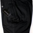 GUCCI PANTS $740 BLACK WOOL/CASHMERE BTN FLY FLANNEL WINTER SLACKS 40 56e NEW