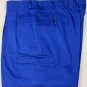 BRIONI PANTS $645 BRIGHT BLUE 100%COTTON HANDMADE CORTINA GOLF SLACKS 34 50e NEW