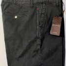 GUCCI PANTS $640 DARK GRAY LOGO EMBROIDERED CHINO SLACKS 38 54e NEW