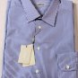 BRIONI SHIRT $585 LIGHT BLUE/BLUE STRIPED CLASSIC FIT SHIRT 17.75/34 45e NEW