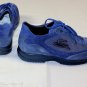 SANTONI SHOES $495 DENIM BLUE LOGO ORNAMENT SIDE AIRWALK TRAINER 11.5 44.5e NEW