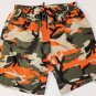 DSQUARED2 SWIM TRUNKS $495 DESERT CAMO LOGO ORNAMENTED BOXER SWIMSUIT S 48e NEW