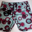 DOLCE & GABBANA SHORTS $680 LT BLUE/GREEN/BURGUNDY SPOT DYED BERMUDAS 36 52e NEW