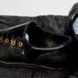 DOLCE & GABBANA SHOES $1190 BLACK SIDE BUTTONED WASHED CALF BROGUE 11.5 44.5 NEW