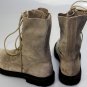 ANN DEMEULEMEESTER SHOES $1685 DESERT KHAKI RUBBED SUEDE COMBAT BOOT 10 43e NEW
