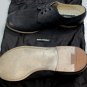 DOLCE & GABBANA SHOES $880 BLACK OILED SUEDE PINHOLE EMBELLISHED DERBY 12 45 NEW