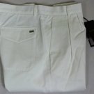 GUCCI PANTS $595 WHITE LOGO PALLADIUM ORNAMENTED TAB CHINO TROUSER 34 50e NEW