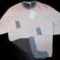 MALO SWEATER $890 SLATE BLUE/GRAY 100%CASHMERE CREWNECK JUMPER XXL 56e NEW