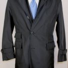 BORRELLI NAPOLI COAT $2295 NAVY 4-BTN WEATHER REPELLENT WINTER COAT MED 50e NEW