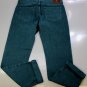 BRUNELLO CUCINELLI JEANS $640 JADE GREEN WASH LOGO FIT LEG DENIM 38/34 54e NEW