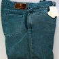BRUNELLO CUCINELLI JEANS $640 JADE GREEN WASH LOGO FIT LEG DENIM 38/34 54e NEW