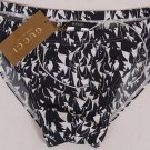 GUCCI SWIMSUIT $295 BLACK COUTURE SWIM BREIFS BEACHWEAR BATHING SLIP Lg 52e NEW