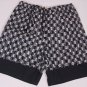 MARNI SWIMSUIT $295 BLACK/WHITE BLUR BEACHWEAR SWIM TRUNK SHORTS MED 50e NEW