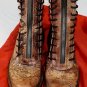 ESQUIVEL SHOES $1200 BROWN SCAB LEATHER HANDMADE BATTALION HI BOOT 10.5 43.5 NEW