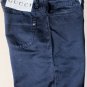 GUCCI PANTS $595 NAVY BLUE PAINTED LOGO BTN FLY 5-PKT FITLEG  CHINOS 32 48e NEW