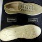 ZEGNA SHOES $580 GRAY/WHITE SUEDE/CALF LOGO ORNAMENTED WALKING TRAINER 10 43 NEW
