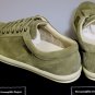 ZEGNA SHOES $580 GRAY/WHITE SUEDE/CALF LOGO ORNAMENTED WALKING TRAINER 10 43 NEW
