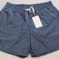 FERRAGAMO SWIMSUIT $355 BLUE LOGO GANCINI PRINT LOGO ORNAMENTED TRUNKS XL 54 NEW