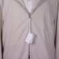 MALO COAT $2695 KHAKI TAN MOOSESKIN DUAL ZIP BOMBER JACKET 42 52e NEW