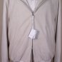 MALO COAT $2695 KHAKI TAN MOOSESKIN DUAL ZIP BOMBER JACKET 42 52e NEW