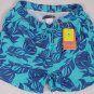 ETRO SWIM TRUNKS $350 BLUE/LIGHT BLUE LEAF LOGO BEACHWEAR SWIM SHORT SM 48e NEW