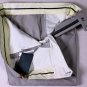ALEXANDER McQUEEN PANTS $690 GRAY PINSTRIPE COTTON/SILK COUTURE SLACK 36 52e NEW