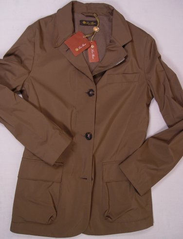 LORO PIANA JACKET $2995 BROWN CASHMERE WINDMATE ROADSTER STORMSYSTEM 4 40e NEW