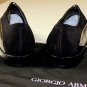 GIORGIO ARMANI SHOES $820 BLACK PATENT/SUEDE MIXED FORMAL CAPTOE 13 46e NEW