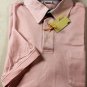 BRIONI POLO $495 LIGHT PINK LINEN COLLAR 3-BTN POLO GOLF SHIRT LARGE 52e NEW