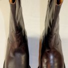 MAISON MARTIN MARGIELA SHOES $1045 DARK BROWN CALF PULL UP ANKLE BOOT 11 44e NEW