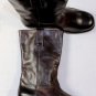 MAISON MARTIN MARGIELA SHOES $1045 DARK BROWN CALF PULL UP ANKLE BOOT 11 44e NEW