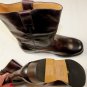 MAISON MARTIN MARGIELA SHOES $1045 DARK BROWN CALF PULL UP ANKLE BOOT 11 44e NEW