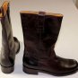 MAISON MARTIN MARGIELA SHOES $1045 DARK BROWN CALF PULL UP ANKLE BOOT 11 44e NEW