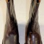 MAISON MARTIN MARGIELA SHOES $1045 DARK BROWN CALF PULL UP ANKLE BOOT 11 44e NEW