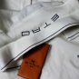 ETRO POLO $410 WHITE 2-BTN GRAY ACCENTED LOGO EMBROIDERED POLO SHIRT XXL 56e NEW