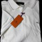 ETRO POLO $410 WHITE 2-BTN GRAY ACCENTED LOGO EMBROIDERED POLO SHIRT XXL 56e NEW