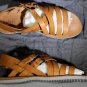 ALEXANDER McQUEEN SHOES $675 BROWN MULTI-STRAP DUAL BUCKLED SANDALS 12 45e NEW