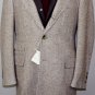 BRUNELLO CUCINELLI JACKET $5890 BROWN HERRINGBONE 100%CASHMERE TOPCOAT 40 50 NEW