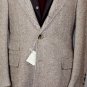 BRUNELLO CUCINELLI JACKET $5890 BROWN HERRINGBONE 100%CASHMERE TOPCOAT 40 50 NEW