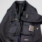CORNELIANI SUIT $2680 BLACK REP STRIPE SP150's WOOL 2-BTN 3-PC SUIT 44R 54e NEW