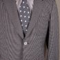 ISAIA JACKET $1895 BLACK/BROWN SEERSUCKER 2-BTN HANDMADE COAT 40R 50e NEW