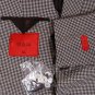 ISAIA JACKET $1895 BLACK/BROWN SEERSUCKER 2-BTN HANDMADE COAT 40R 50e NEW