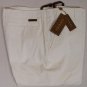 GUCCI PANTS $580 WHITE LOGO LEATHER TAB FIT LEG STRETCH CHINO SLACKS 38 54e NEW