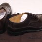 CHURCH'S SHOES $745 DARK BROWN CAP TOE BENCH MADE POLISHED OXFORD 7.5 40.5e NEW