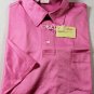 BRIONI POLO $495 PINK LINEN COLLAR 3BTN COTTON POLO GOLF SHIRT L 52e NEW