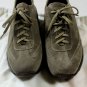 SANTONI SHOES $495 DOVE GRAY SUEDE LOGO ORNAMENT SIDE AIRWALK TRAINER 9.5 42 NEW