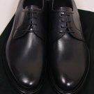 N.D.C. MADE BY HAND SHOES $590 BLACK GOODYEAR WELTED OXFORDS 11 44e NEW