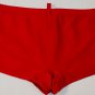 DSQUARED2 SWIMSUIT $295 RED LOGO SWIM BRIEFS BEACHWEAR BATHING SLIP SM 48e NEW